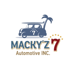 Q (qtoon)さんのMACKY'Z 7 Automotive INCのロゴとイラストへの提案