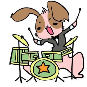 尚親 (naochica)さんの打楽器を持ったどうぶつのキャラクターデザインへの提案