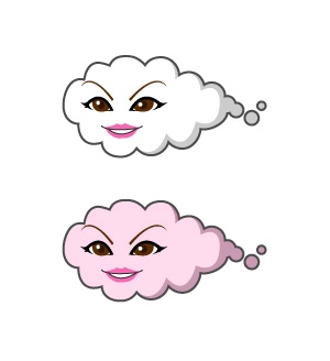sakuma (sakuma)さんの雲のキャラクター制作への提案