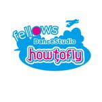 大井ひさし（ruca-drawings) (ohi_ruca-drawings)さんのダンススタジオ「fellows DanceStudio how to fly」のロゴへの提案