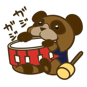 ハシモト (hashimaro)さんの打楽器を持ったどうぶつのキャラクターデザインへの提案