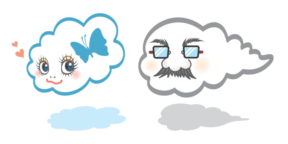 雲のキャラクター制作