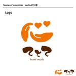 DESIGN DIVE (mstk0711)さんの地元の方が作るハンドメイドコーナー≪てとて≫のロゴへの提案
