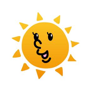 さんのかわいい太陽のイラストへの提案