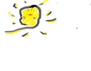 m-katsuさんのかわいい太陽のイラストへの提案