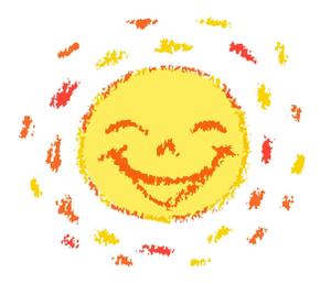 enzaki (k-e-casa)さんのかわいい太陽のイラストへの提案