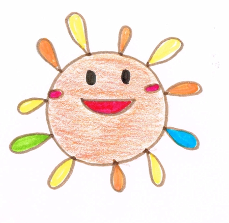 Kiyonaさんの事例 実績 提案 かわいい太陽のイラスト 手書きで温かみのある クラウドソーシング ランサーズ