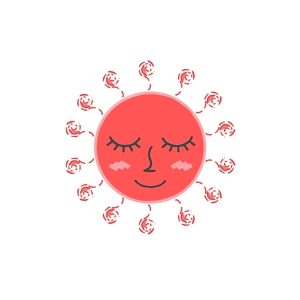 HIRO ()さんのかわいい太陽のイラストへの提案