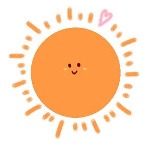 ふうき (huuki)さんのかわいい太陽のイラストへの提案