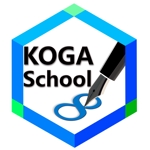 ウェブお助け工房 (kshintakuks)さんの学習塾"kogaschool"のロゴ作成をお願いします（商標登録予定なし）への提案