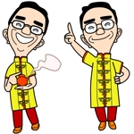 株式会社エルエルパレス／岩気裕司 (elpiy)さんの中国茶世界ブランド・社長キャラクターのデザインへの提案