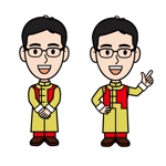 catman08-21 (fat_man)さんの中国茶世界ブランド・社長キャラクターのデザインへの提案