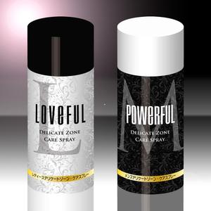 Big moon design (big-moon)さんのＬＯＶＥＦＵＬ（ラブフル）＆ＰＯＷＥＲＦＵＬ（パワフル）ボトル＆パッケージデザインへの提案