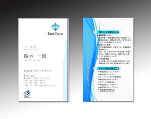 luxman0218 (luxman0218)さんの営業支援システム販売会社の名刺裏面のデザインへの提案