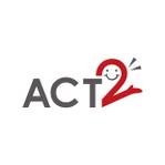 smileblueさんのテレビ番組制作会社「株式会社ACT２（アクト・ツー）」のロゴへの提案