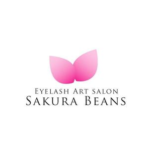 acve (acve)さんのまつげエクステサロン【Sakura Beans　～サクラビーンズ～】のロゴへの提案
