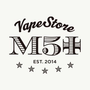 Noname0325 (Noname0325)さんの電子タバコショップ「VAPE STORE M5＋」のロゴへの提案