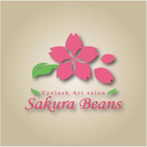 drkigawa (drkigawa)さんのまつげエクステサロン【Sakura Beans　～サクラビーンズ～】のロゴへの提案