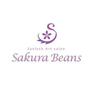 Lisa (Lisa_y)さんのまつげエクステサロン【Sakura Beans　～サクラビーンズ～】のロゴへの提案