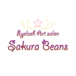Tickさんのまつげエクステサロン【Sakura Beans　～サクラビーンズ～】のロゴへの提案