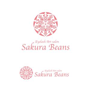 MOD-05 (monkey1201)さんのまつげエクステサロン【Sakura Beans　～サクラビーンズ～】のロゴへの提案