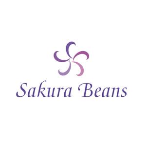 sonic-designさんのまつげエクステサロン【Sakura Beans　～サクラビーンズ～】のロゴへの提案