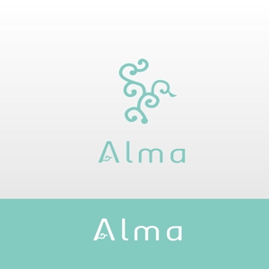 MaxDesign (shojiro)さんのメディカルアロマサロン「alma」のロゴへの提案