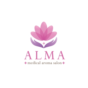 yuko asakawa (y-wachi)さんのメディカルアロマサロン「alma」のロゴへの提案