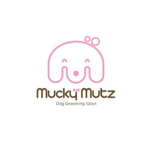 edesign213 (edesign213)さんのドッグ　トリミングサロン　『Mucky Mutz Dog Grooming』の　ロゴへの提案