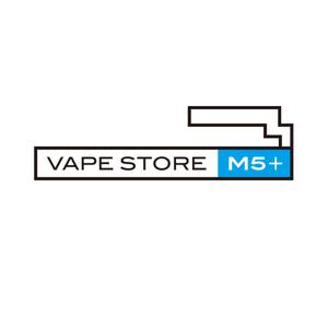 engine ()さんの電子タバコショップ「VAPE STORE M5＋」のロゴへの提案