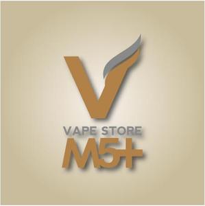 drkigawa (drkigawa)さんの電子タバコショップ「VAPE STORE M5＋」のロゴへの提案