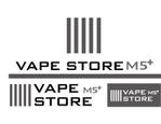 M's Design (MsDesign)さんの電子タバコショップ「VAPE STORE M5＋」のロゴへの提案