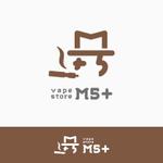 san_graphicさんの電子タバコショップ「VAPE STORE M5＋」のロゴへの提案