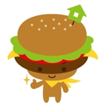 mu_cha (mu_cha)さんのハンバーガーのキャラクターデザインへの提案
