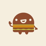 Q (qtoon)さんのハンバーガーのキャラクターデザインへの提案
