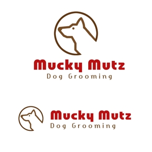 kenken7さんのドッグ　トリミングサロン　『Mucky Mutz Dog Grooming』の　ロゴへの提案
