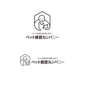 angie design (angie)さんのペット可物件を専門に取り扱っている不動産会社のロゴへの提案