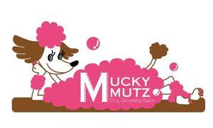 日御子 ()さんのドッグ　トリミングサロン　『Mucky Mutz Dog Grooming』の　ロゴへの提案