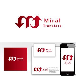 M DESIGN (MOMO_MA)さんの翻訳サービス会社「株式会社 みらい翻訳」のコーポレートロゴ制作への提案