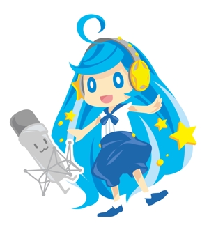 Chali ()さんのアニメ/声優サイトのキャラクターデザインへの提案