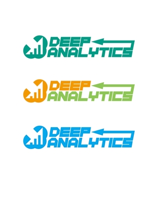 ジーシーデザイン (myarsuke)さんのデータサイエンスのクラウドソーシング「Deep Analytics」のロゴへの提案