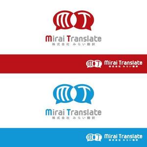 take5-design (take5-design)さんの翻訳サービス会社「株式会社 みらい翻訳」のコーポレートロゴ制作への提案