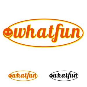 arparp (susumutsujioka)さんのパソコンやホビーを取り扱う会社「whatfun」ワットファンのロゴへの提案