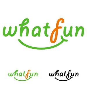 arparp (susumutsujioka)さんのパソコンやホビーを取り扱う会社「whatfun」ワットファンのロゴへの提案