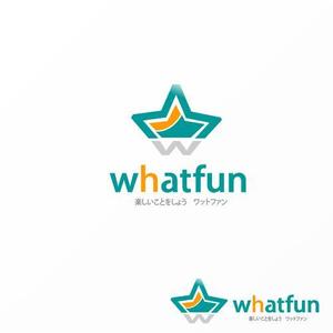 Jelly (Jelly)さんのパソコンやホビーを取り扱う会社「whatfun」ワットファンのロゴへの提案