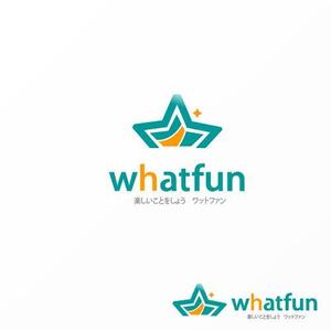 Jelly (Jelly)さんのパソコンやホビーを取り扱う会社「whatfun」ワットファンのロゴへの提案