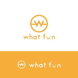 カタチデザイン (katachidesign)さんのパソコンやホビーを取り扱う会社「whatfun」ワットファンのロゴへの提案