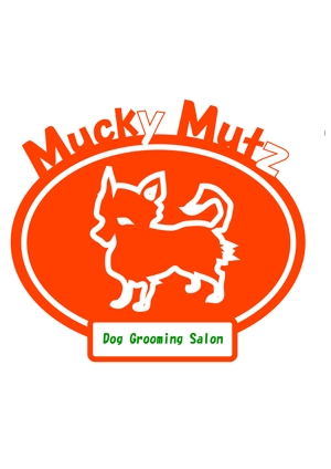 sainou1068さんのドッグ　トリミングサロン　『Mucky Mutz Dog Grooming』の　ロゴへの提案