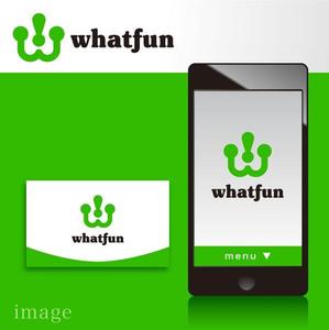 ＊ sa_akutsu ＊ (sa_akutsu)さんのパソコンやホビーを取り扱う会社「whatfun」ワットファンのロゴへの提案