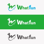 shirokuma_design (itohsyoukai)さんのパソコンやホビーを取り扱う会社「whatfun」ワットファンのロゴへの提案